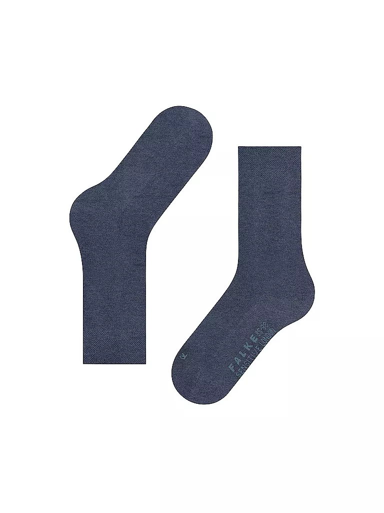 FALKE | SockenSocken SENSITIVE LONDON dark blue mel. | blau