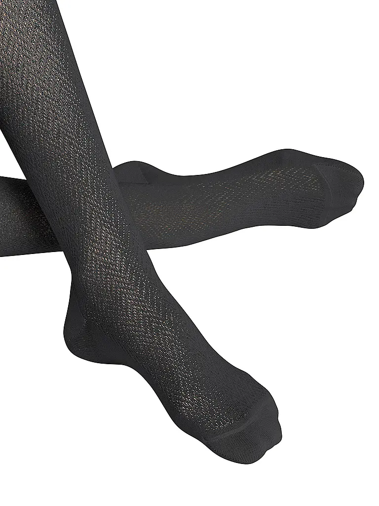 FALKE | Strickstrumpfhose FABLE ESTATE black | 
