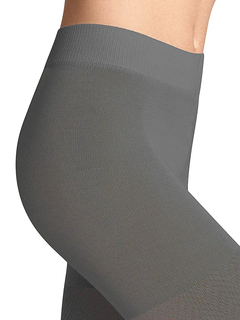 FALKE | Strickstrumpfhose FABLE ESTATE flanell | grau