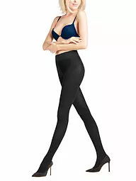 FALKE | Strickstrumpfhose Family Dark Brown | grau