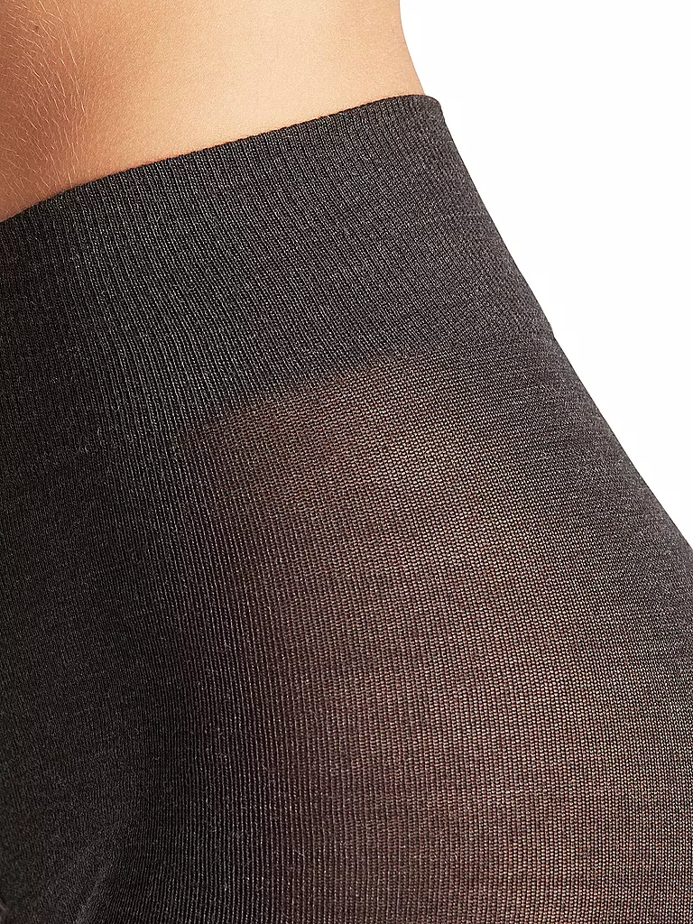 FALKE | Strickstrumpfhose SOFTMERINO anthrazit | schwarz