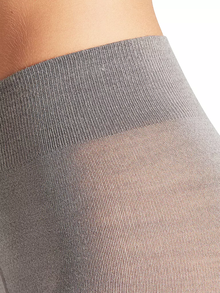 FALKE | Strickstrumpfhose SOFTMERINO graumele | schwarz