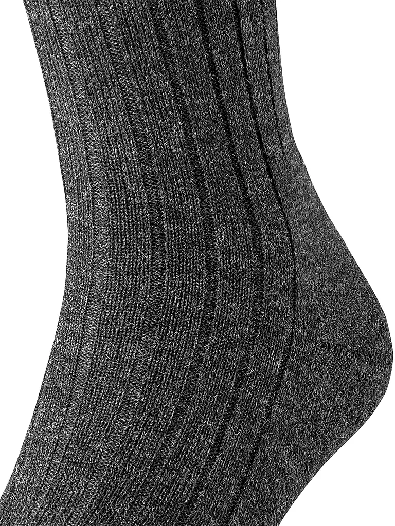 FALKE | Stutzen TEPPICH IM SCHUH anthracite mel. | dunkelgrün