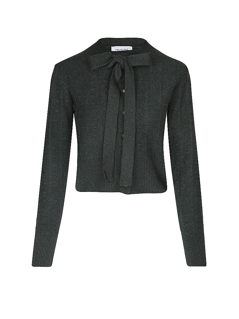 FELI & HANS Trachtenstrickjacke CORDULA dunkelgrün | L