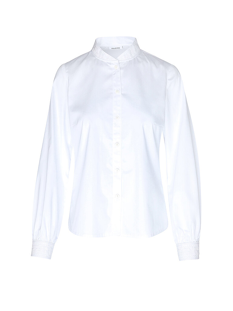FELI & HANS Trachtenbluse BIRTINA weiss | 34