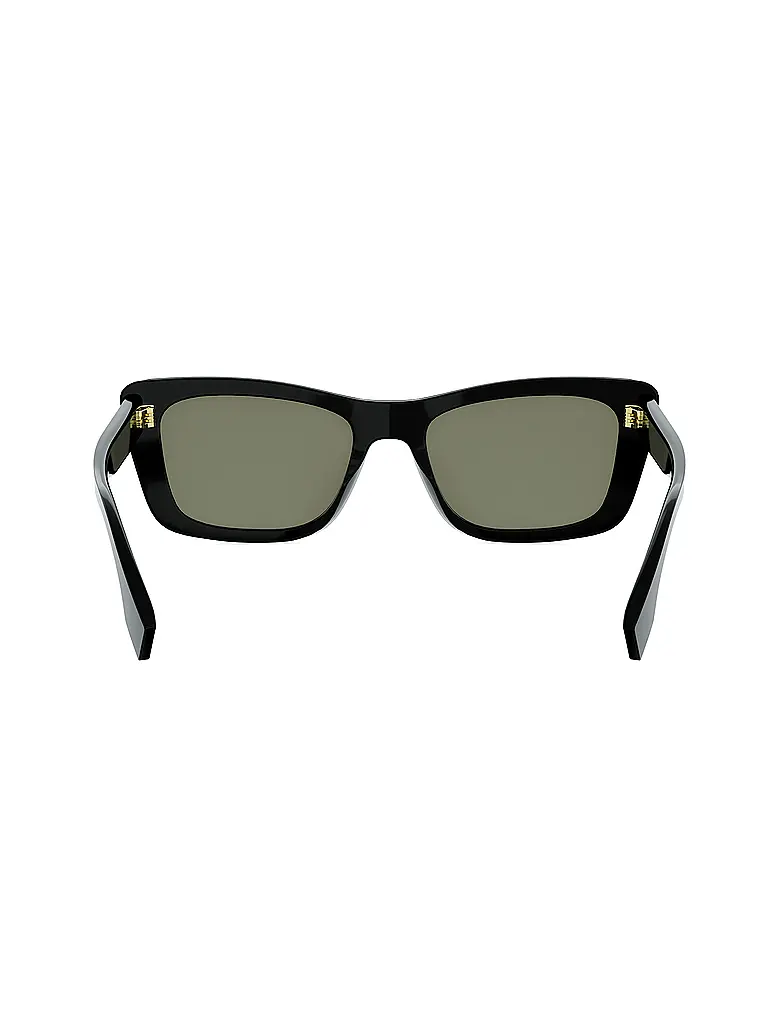 FENDI | FENDI Lettering schwarze eckige Sonnenbrille | 