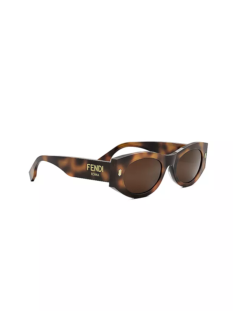 FENDI | FENDI Roma havana ovale Sonnenbrille | Braun