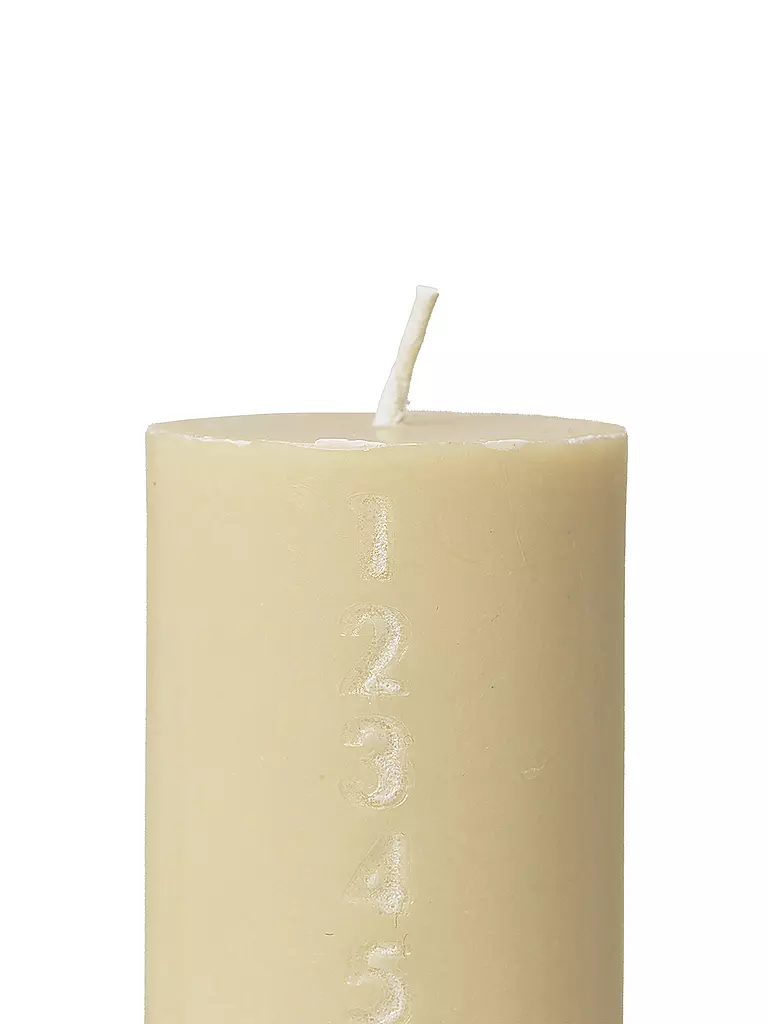 FERM LIVING | Adventskalender Kerze PURE Pale Yellow | creme