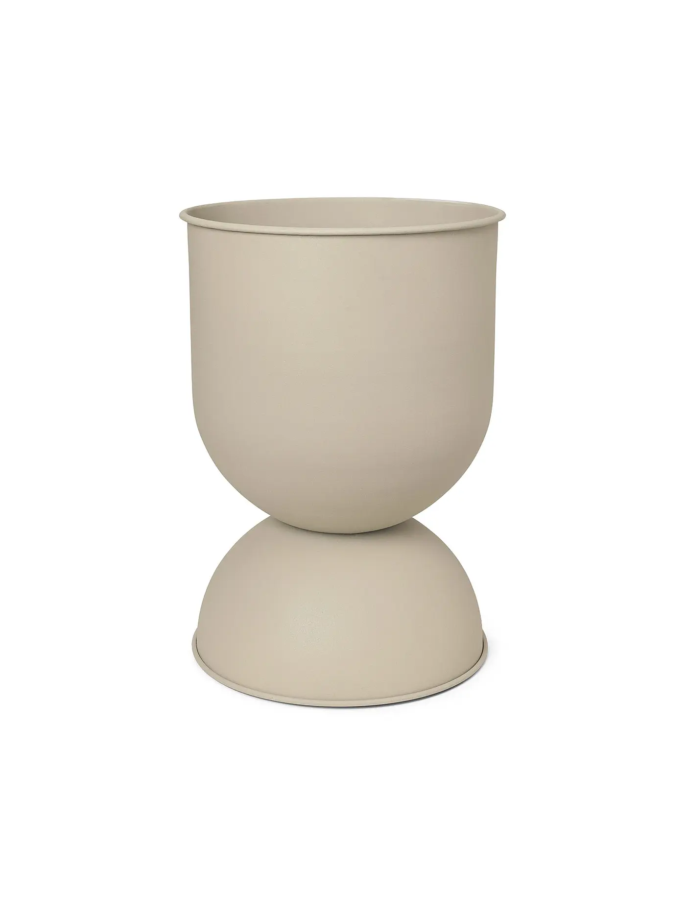 FERM LIVING | Blumentopf - Hourglass Pot Medium Beige  | beige