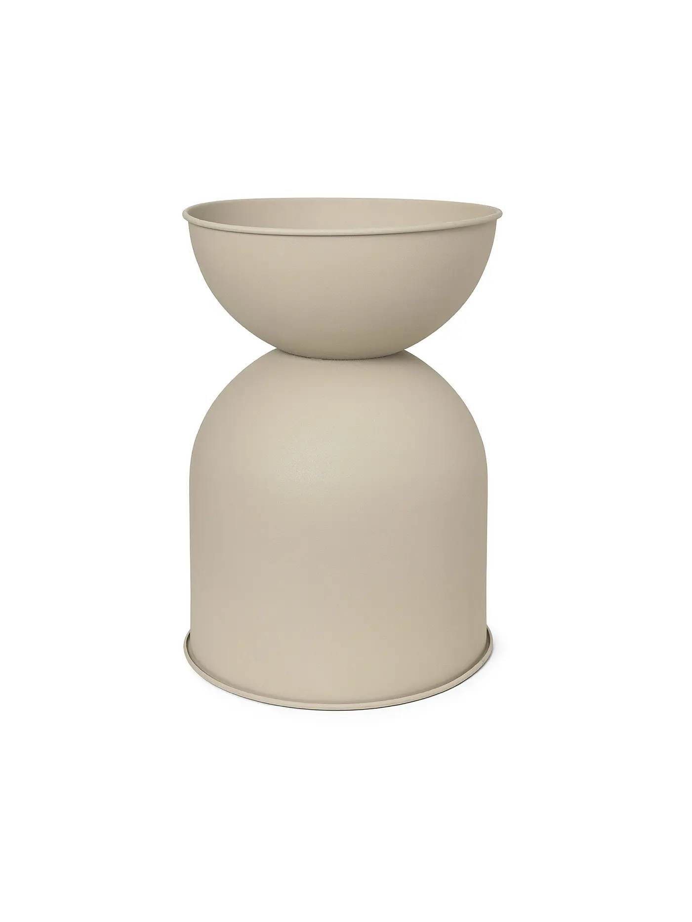 FERM LIVING | Blumentopf - Hourglass Pot Medium Beige  | beige