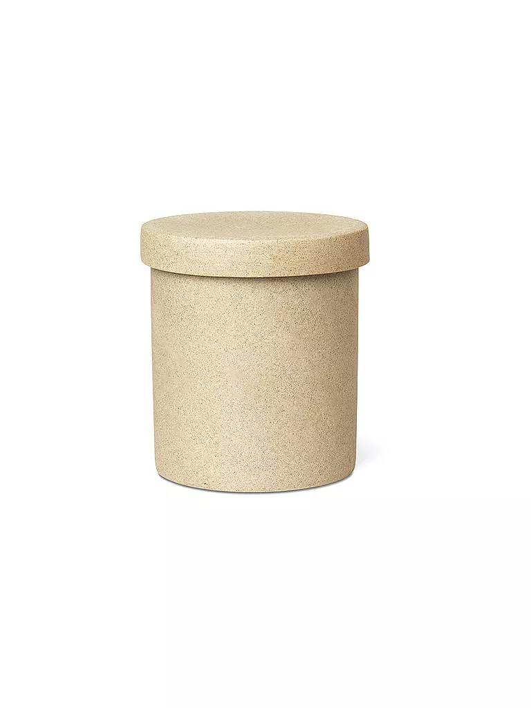 FERM LIVING | Porzellan Container BON Large Keramik  | beige