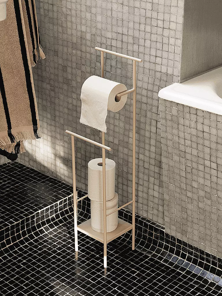 FERM LIVING | Toilettenpapierständer DORA Cashmere | beige