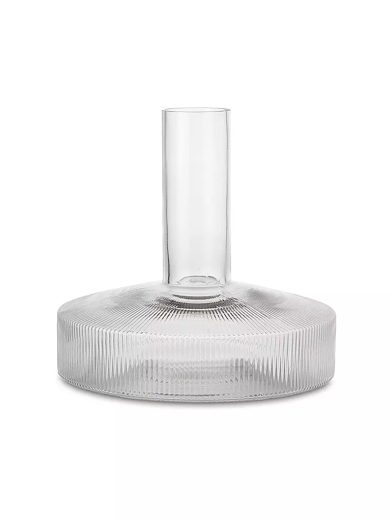 FERM LIVING | Weinkaraffe RIPPLE 1,1l  | transparent