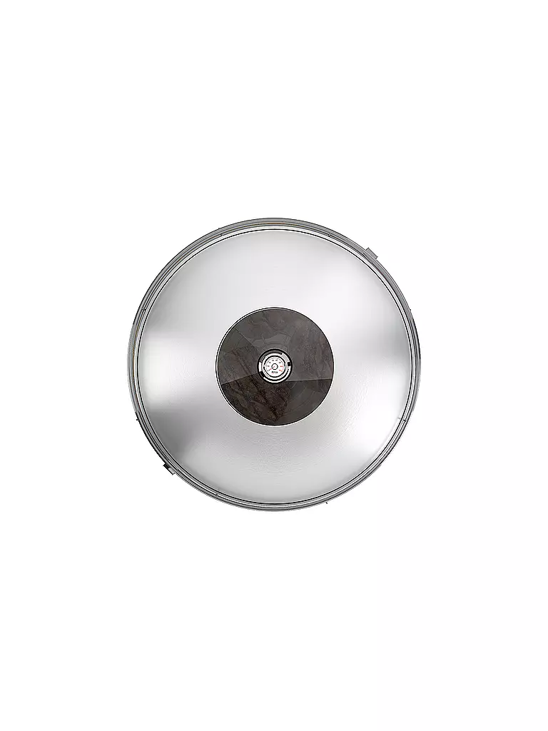 FEUERDESIGN | Garhaube Edelstahl/Glas für Tischgrill | silber