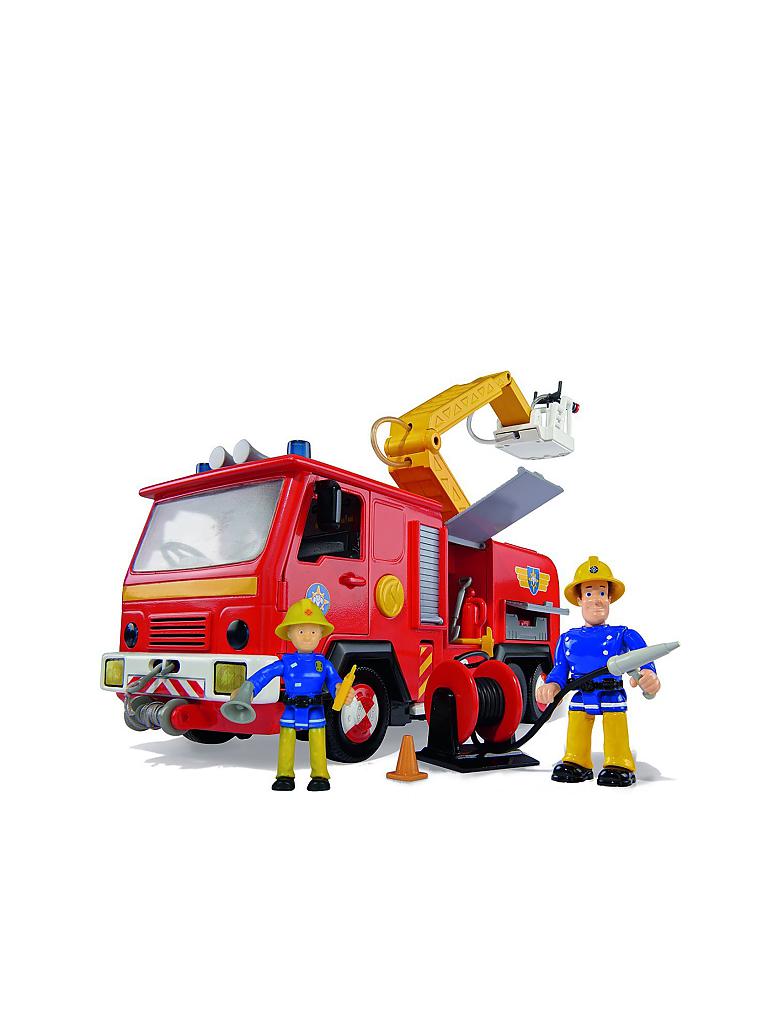 FEUERWEHRMANN SAM | Jupiter Feuerwehrauto mit 2 Figuren 28cm  | keine Farbe