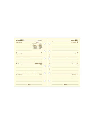 FILOFAX | Kalendereinlage Pocket Woche 2026 Deutsch