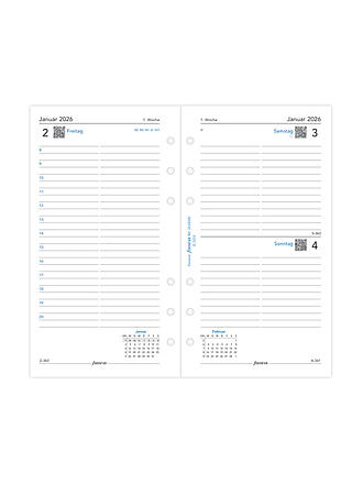 FILOFAX | Kalendereinlage Tag Deutsch Personal 2026