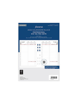 FILOFAX | Kalendereinlage Tag Professional deutsch A5 2026