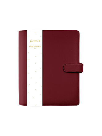FILOFAX | Terminplaner SAFFIANO A5 ORGANISER Cherry Undate 