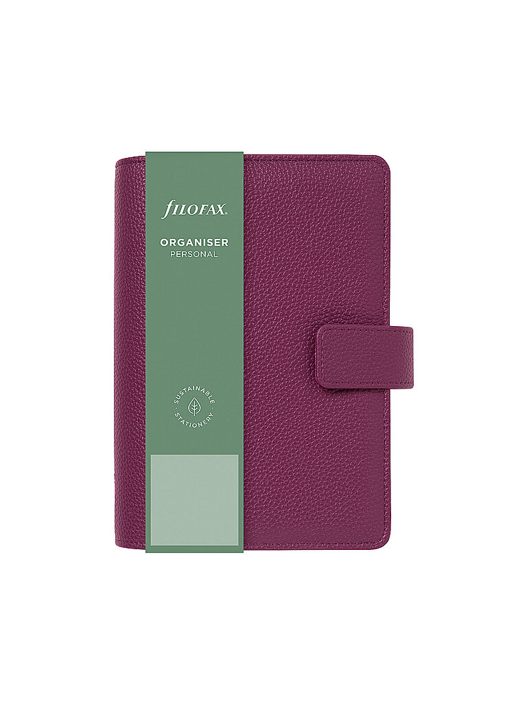 FILOFAX Terminplaner CAMDEN PERSONAL ORGANISER Plum Undated beere
