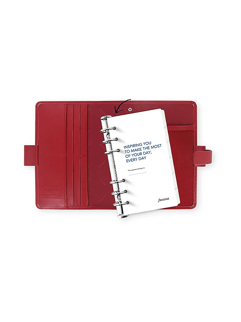 FILOFAX Metropol Personal Organiser - Modular  rot