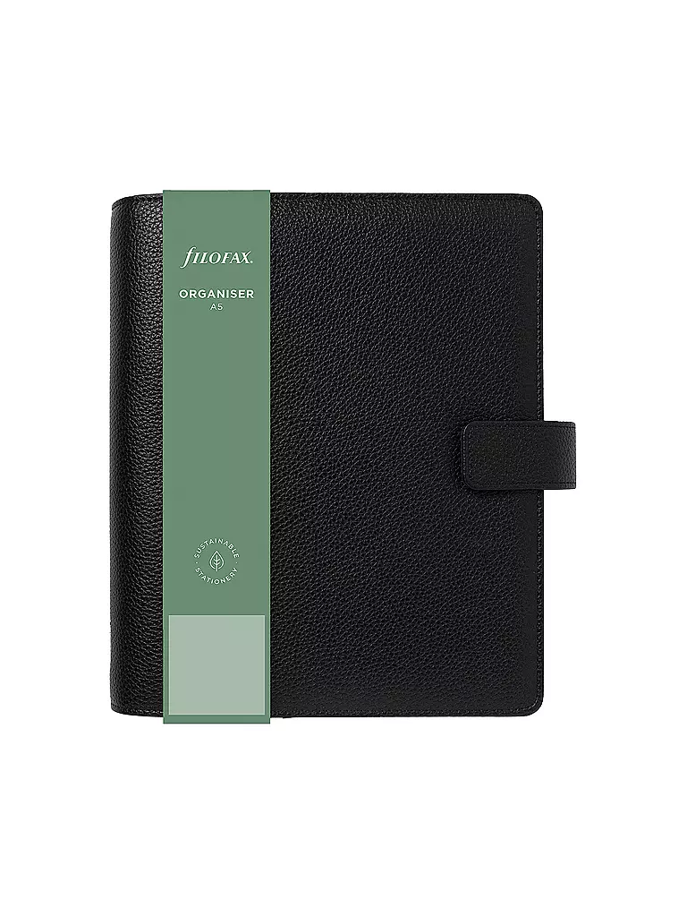 FILOFAX | Camden A5 Organiser Black  | schwarz