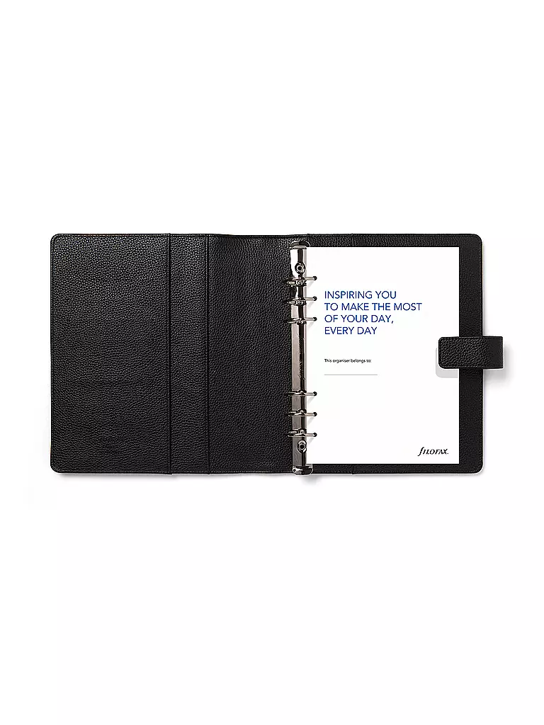 FILOFAX | Camden A5 Organiser Black | schwarz