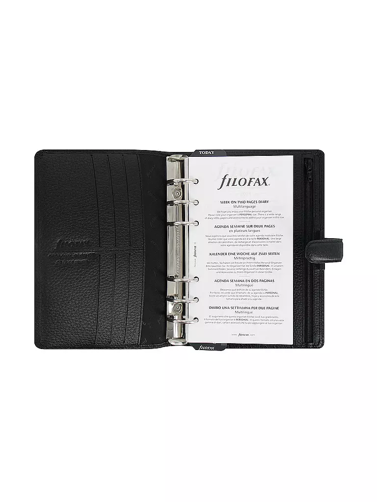 FILOFAX | Filofax Finsbury Organizer Personal Schwarz | schwarz