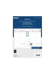 FILOFAX | Kalendereinlage Tag Professional deutsch A5 2026 | weiss