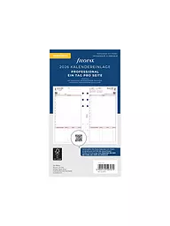 FILOFAX | Kalendereinlage Tag Professional Deutsch Personal 2026 | weiss