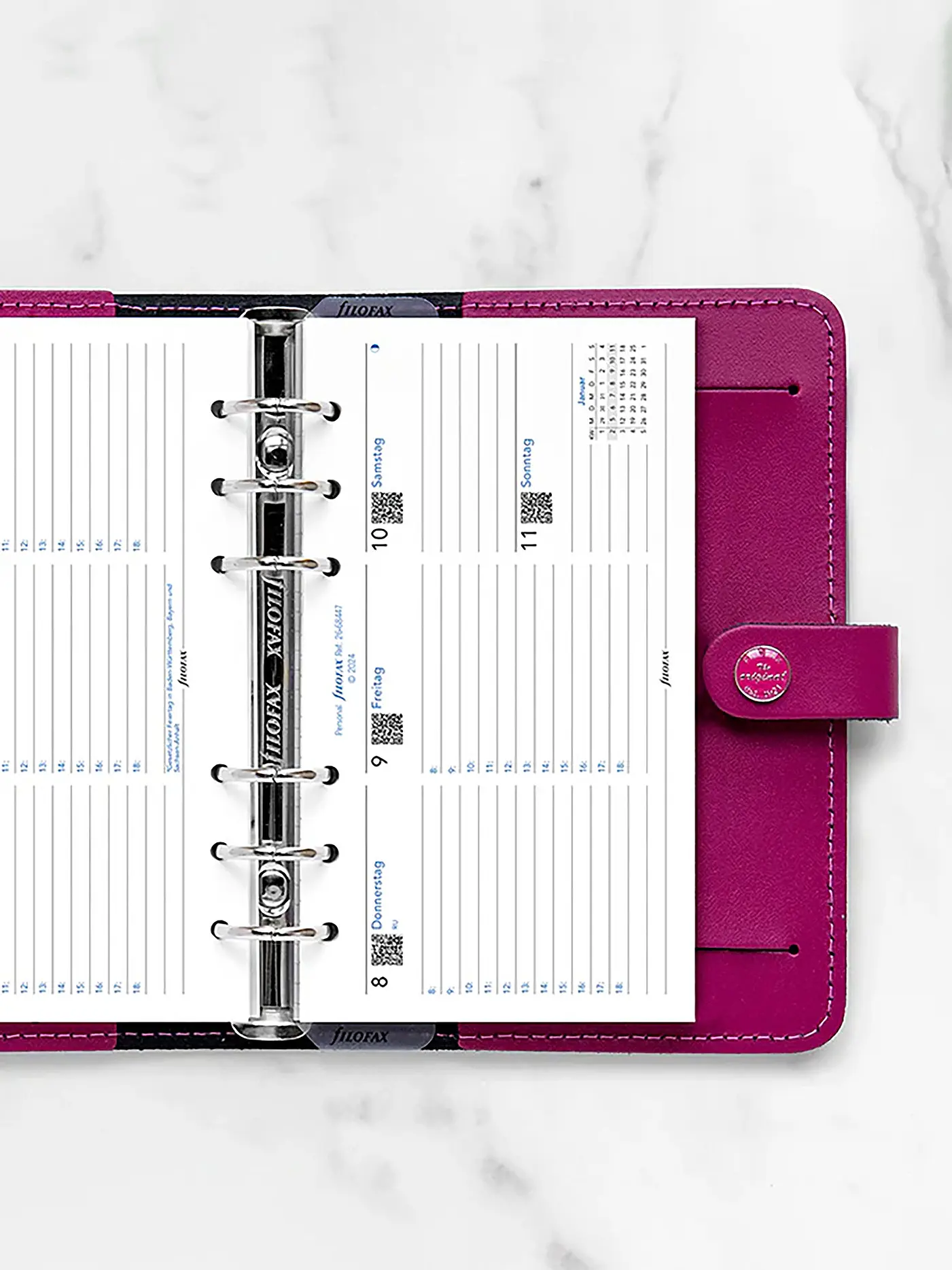 FILOFAX | Kalendereinlage Woche Deutsch Personal 2026 | weiss