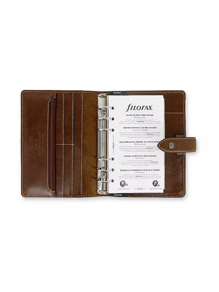 FILOFAX | Malden Personal Organiser | camel