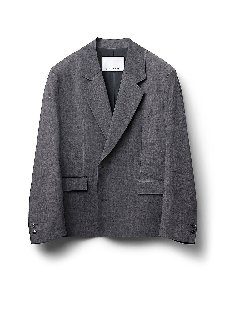 FINAL DRAFT Sakko 100 grau | L