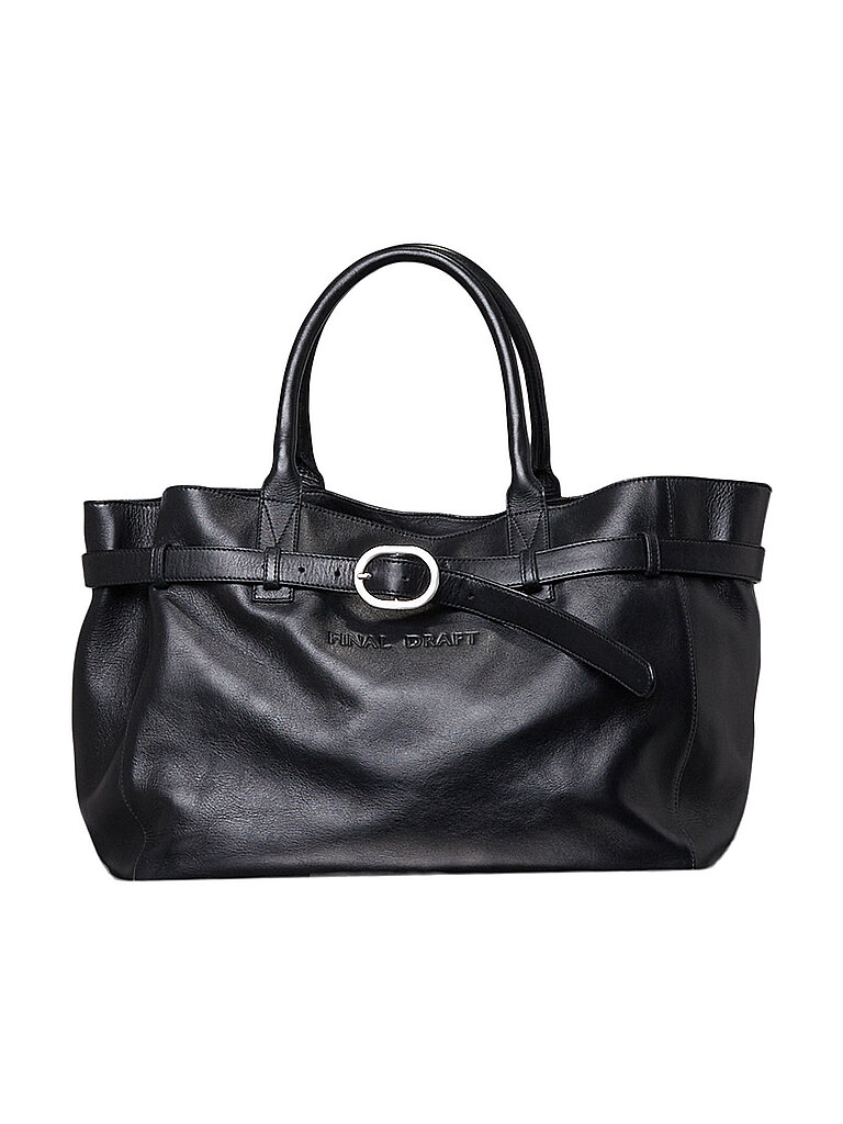 FINAL DRAFT Ledertasche - Tasche 504 schwarz
