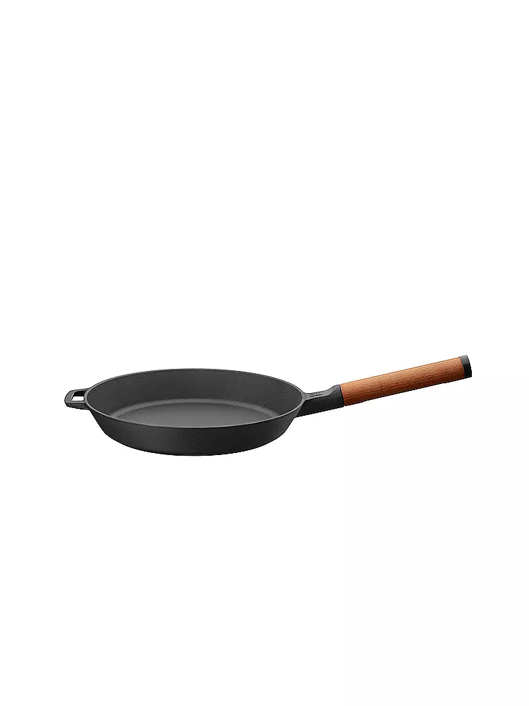 FISKARS | Gusseisen-Bratpfanne NORDEN 28cm Schwarz/Birke | schwarz