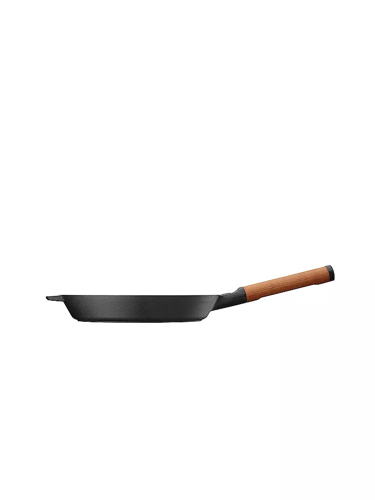 FISKARS | Gusseisen-Bratpfanne NORDEN 28cm Schwarz/Birke | schwarz