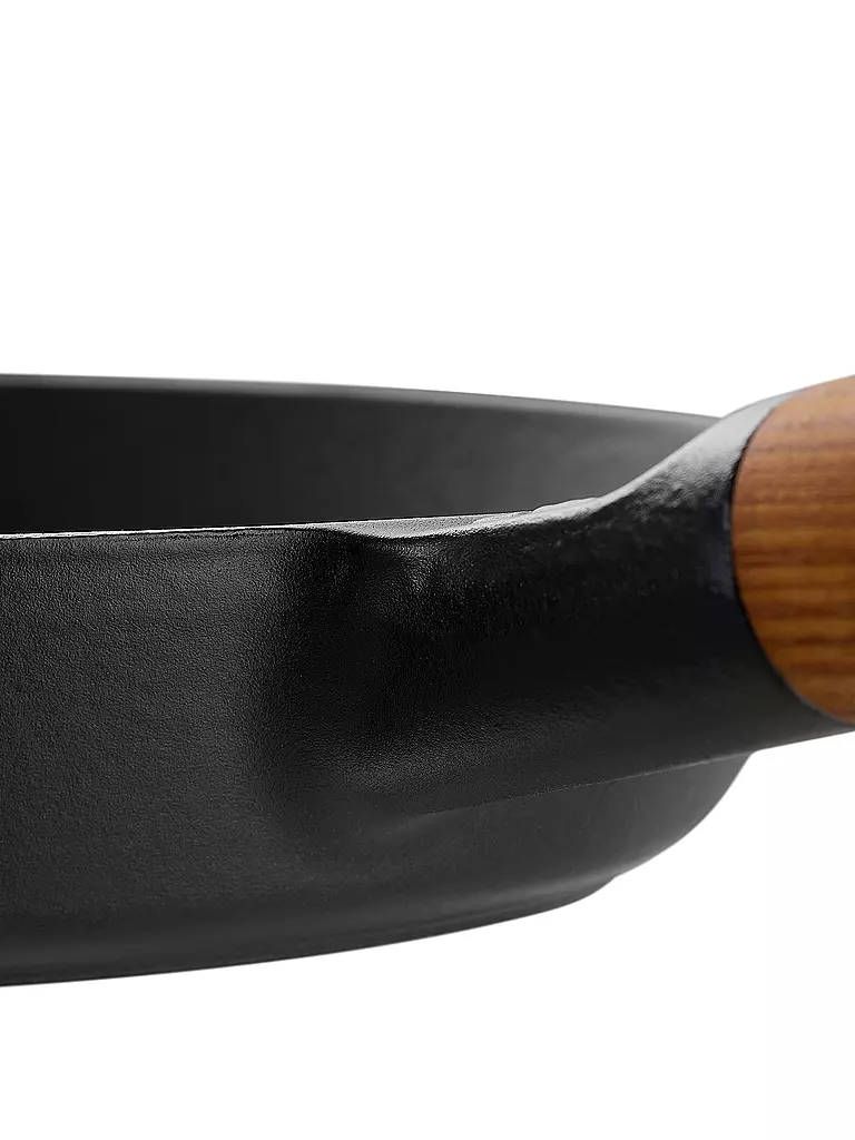 FISKARS | Gusseisen-Bratpfanne NORDEN 28cm Schwarz/Birke | schwarz