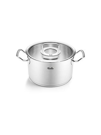 FISSLER | Kochtopf mit Deckel ORIGINAL PROFI COLLECTION 24cm/6,3l Edelstahl/Matt