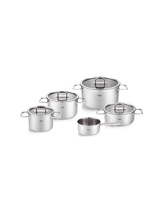 FISSLER | Kochtopf Set mit Glasdeckel VISEO PRO 5-tlg. Edelstahl