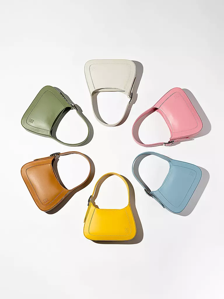 FIVE FORTY | Ledertasche - Mini Bag GAIA | gelb