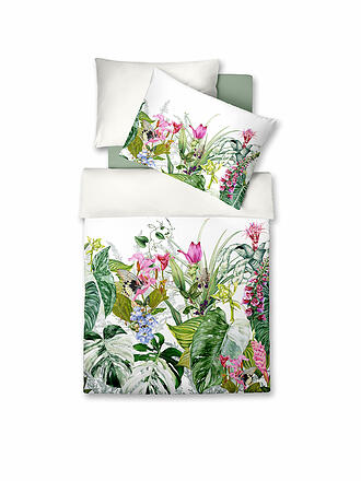 FLEURESSE | Satin Bettwäsche BED ART 70x90cm/140x200cm Aqua 