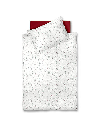 FLEURESSE | Flanell Bettwäsche 70x90cm/140x200cm ASPEN Snow White