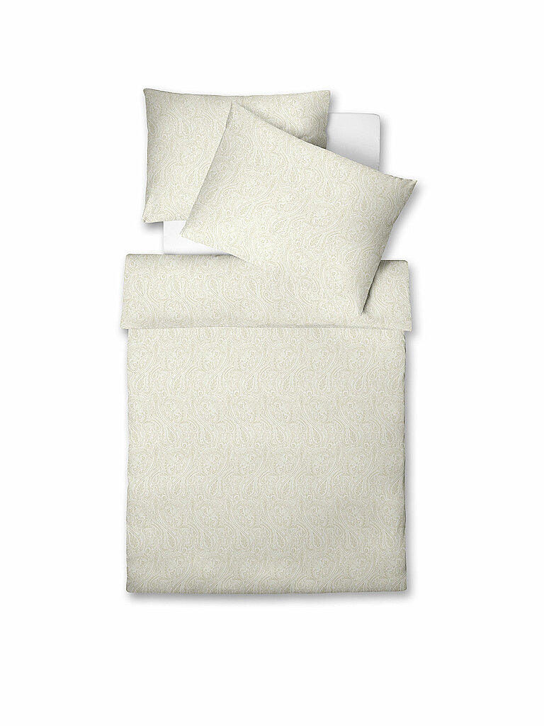 FLEURESSE Damast-Bettwäsche Opal 70x90cm/140x220cm  creme