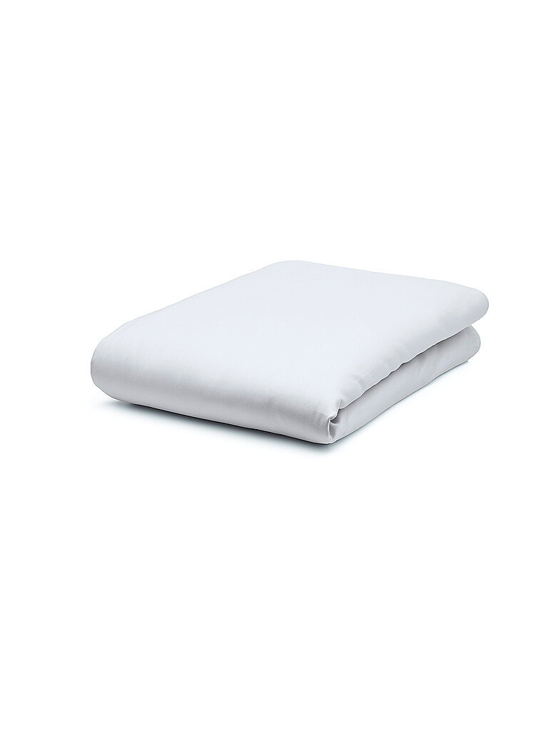 FLEURESSE Satin Spannleintuch Royal Uni 180x200cm Silber silber