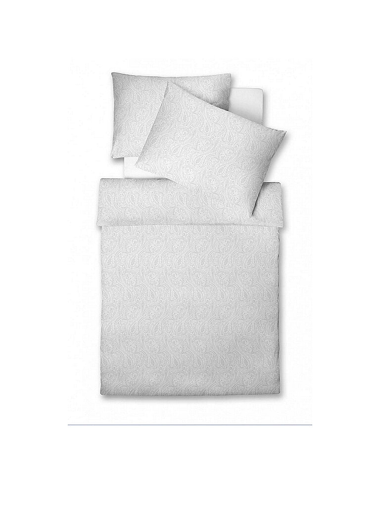 FLEURESSE Damast-Bettwäsche Opal 70x90cm/140x200cm  weiss