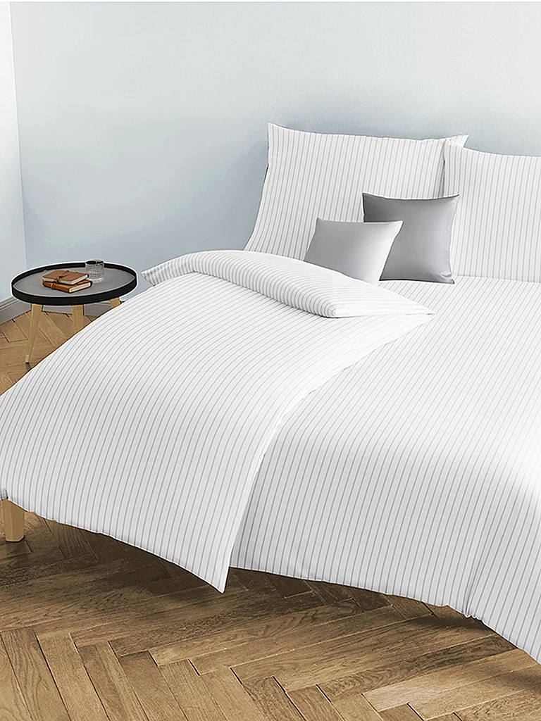FLEURESSE Ropa de cama de damasco Melk 70x90cm / 140x200cm Blanco blanco