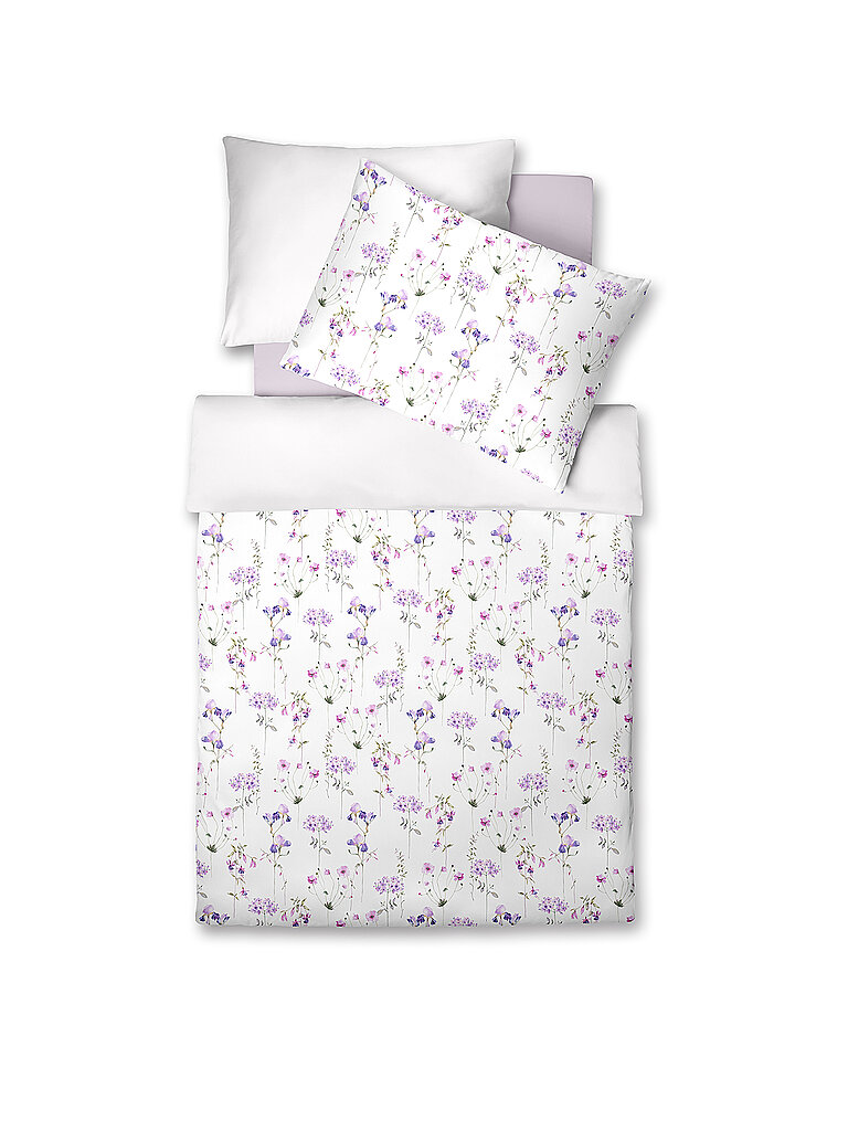 FLEURESSE Tencel Bettwäsche LUXURY 70x90cm/140x200cm Flieder lila
