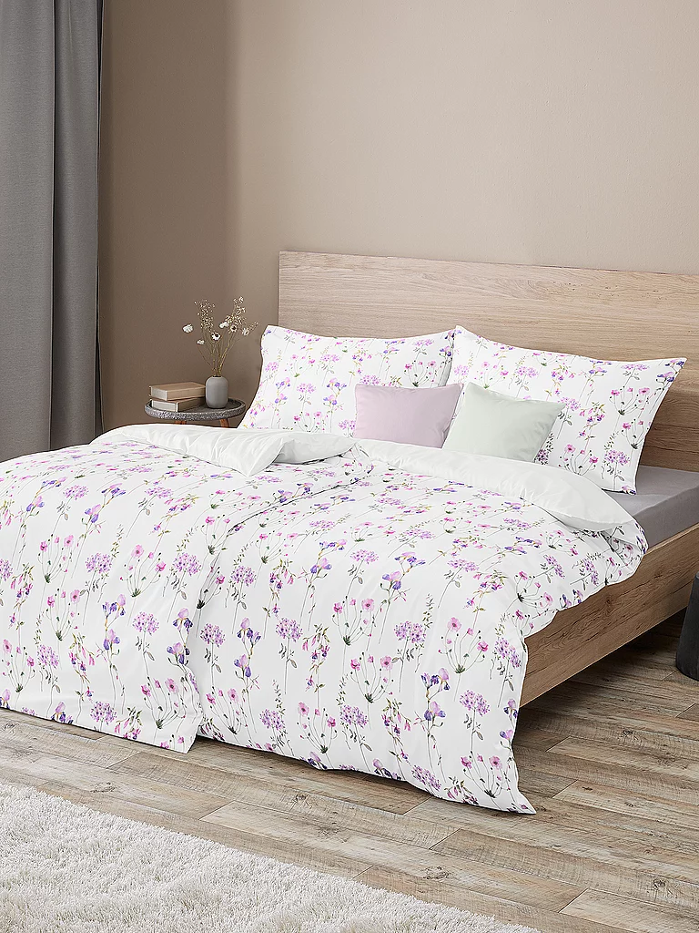 FLEURESSE Parure de lit Tencel LUXURY 70x90cm/140x200cm Lilas violet