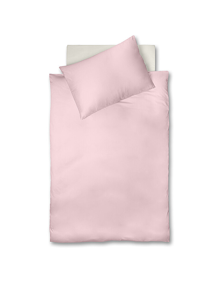 FLEURESSE Satin Bettwäsche ROYAL UNI 70x90cm / 140x200cm Rosa rosa