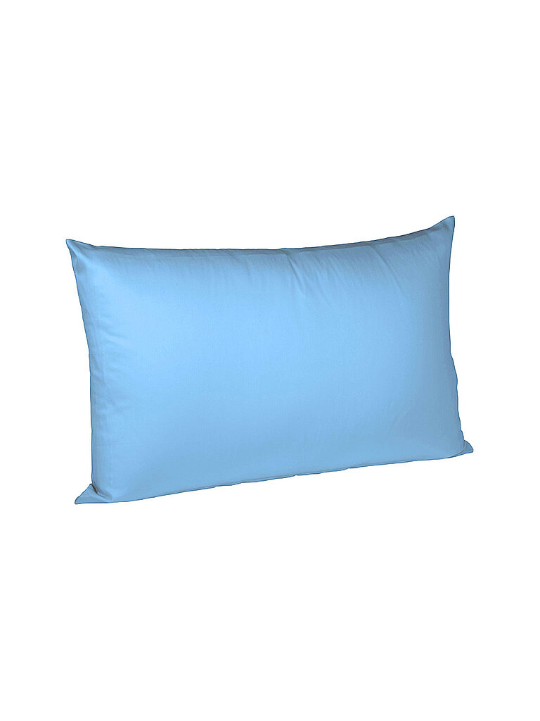 FLEURESSE Satin Kissenbezug Royal Uni 2er 40x60cm Blau hellblau
